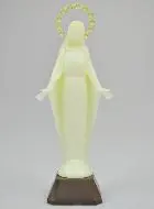 Figur Wundertätige Jungfrau Leuchtend Fluoreszierend - 14 cm
