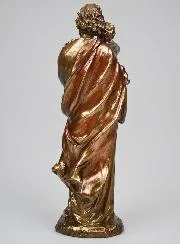 Religiöse Bronze Figur Heiliger Josef - 21 cm