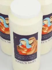 3 Novene-Kerzen Frohe Weihnachten