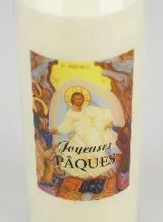 Novene-Kerze Frohe Ostern - 17.5cm