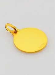 Medaille der Heiligen Johanna von Orleans Vergoldet - 16 mm