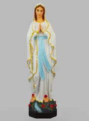 Religiöse Figur Muttergottes von Lourdes Bemalt – 50cm