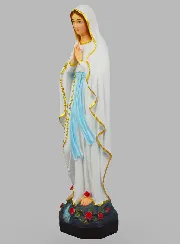 Religiöse Figur Muttergottes von Lourdes Bemalt – 50cm