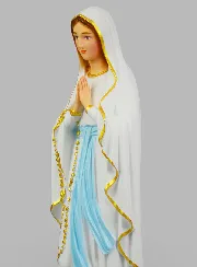 Religiöse Figur Muttergottes von Lourdes Bemalt – 50cm