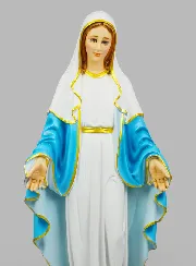 Religiöse Figur Wunderbare Jungfrau Handbemalt – 60 cm
