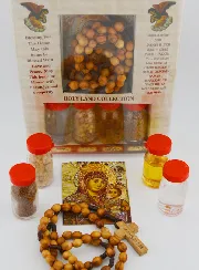 Set Jordan Wasser - Wasser, Rosenkranz, Weihrauch und Öl