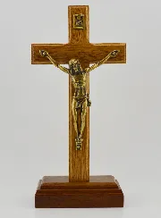 Kruzifix Mit Abnehmbarem Sockel - 14cm