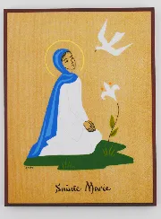 Ikone mit Rahmen Vorname Heilige Maria - Kloster Kunsthandwerk