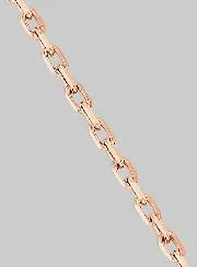 Halskette 45cm Anker Gliederung 1,4mm - Roségold Vergoldet