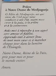 Religiöser Weihrauch Jasmin und Gebet Muttergottes von Medjugorje