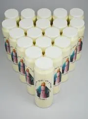 20 Novenen-Kerzen für eine Heilung - 17.5cm