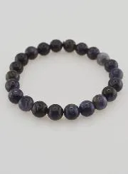 Edelstein Armband aus Cordierit Iolith - 8 mm