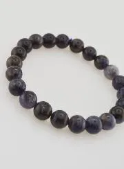 Edelstein Armband aus Cordierit Iolith - 8 mm