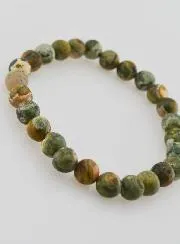Edelstein Armband aus Rhyolith - 8 mm