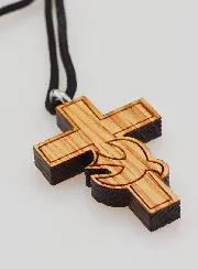 Anhänger Kreuz Firmung - Taube Heiliger Geist