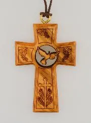 Kreuz Anhänger Firmung - Heilige Geist Taube
