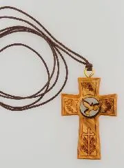Kreuz Anhänger Firmung - Heilige Geist Taube