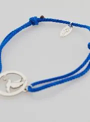 Armband aus Silber und Kordel – Heiliger Geist