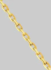 Halskette 50 cm Vergoldet - 1,4 mm Anker Kette
