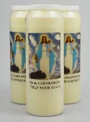 Set 3 Novenen-Kerzen Unsere Liebe Frau von Garabandal