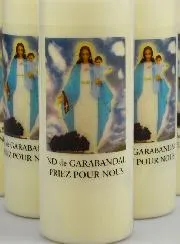 6 Novenen-Kerzen Madonna von Garabandal