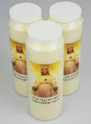 3 Novenen-Kerzen Muttergottes von Pellevoisin