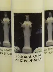 Set 3 Novenen-Kerzen Unsere Liebe Frau von Beauraing