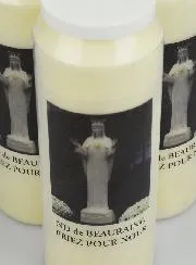 Set 3 Novenen-Kerzen Unsere Liebe Frau von Beauraing