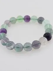 Edelstein Armband aus Fluorit AB - 10mm