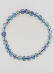 Edelstein Armband aus Blauem Fluorit AA - 6 mm