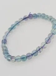 Edelstein Armband aus Blauem Fluorit AA - 6 mm