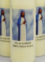 Set 3 Novenen-Kerzen zur Muttergottes von Kibeho