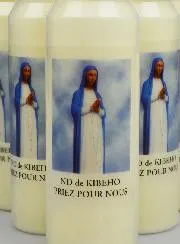 Set 6 Novenen-Kerzen zur Muttergottes von Kibeho