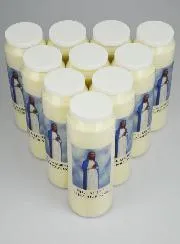 Set 10 Novenen-Kerzen zur Muttergottes von Kibeho