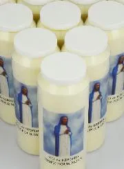 Set 10 Novenen-Kerzen zur Muttergottes von Kibeho