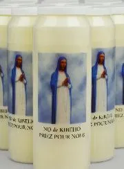 Set 20 Novenen-Kerzen zur Muttergottes von Kibeho