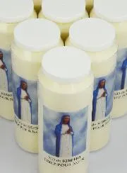Set 20 Novenen-Kerzen zur Muttergottes von Kibeho