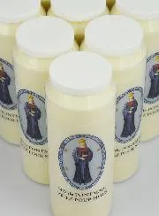 Set 10 Novenen-Kerzen zur Muttergottes von Pontmain