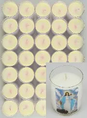 Set 48 Votivkerzen Gottesmutter von Garabandal