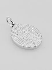 Silber Anhänger Unbeflecktes Herz Mariens - 19mm