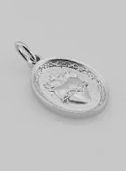 Silber Anhänger Heiliges Herz Jesu - 19mm