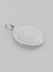 Silber Anhänger Heiliges Herz Jesu - 19mm