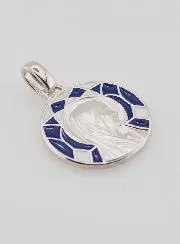 Medaille Gottesmutter und Lourdes Doppelseitig - 18mm