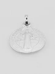 Medaille des Heiligen Benedikt Silber - 16mm