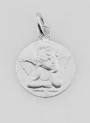 Schutzengel Anhänger Silber - 16mm