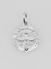 Medaille Heiliger Geist und Liturgische Hymne - 14mm