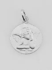 Taufgeschenk - Anhänger Schutzengel aus Silber 16mm