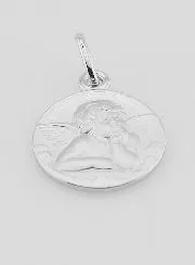 Taufgeschenk - Anhänger Schutzengel aus Silber 16mm