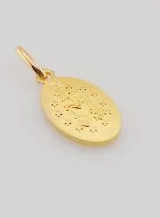 Wundertätige Medaille Vergoldet auf Silber Basis - 13mm