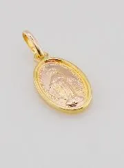Wundertätige Medaille Vergoldet auf Silber Basis - 13mm